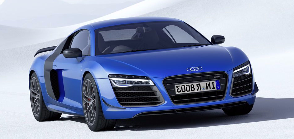 The Audi R8 LMX – world's first production car with laser high beams